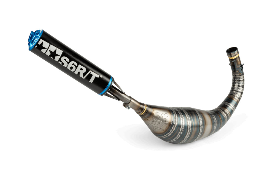 Beta RR-T SM 50 2T - Auspuff R/T 80–90 Schwarz / Blau