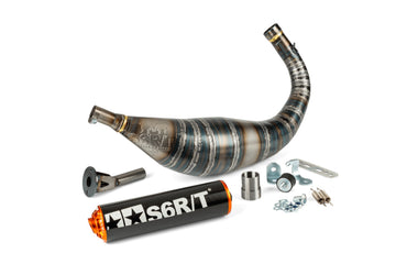 Beta RR Enduro 50 2T - Výfuk R/T 80-90 černá / oranžová