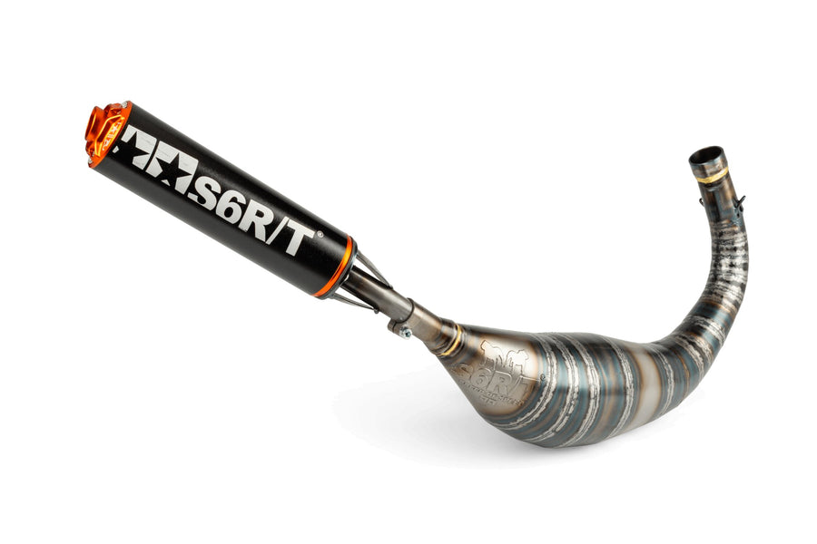 Rieju MRT SM 50 2T - Auspuff R/T 80–90 Schwarz / Orange