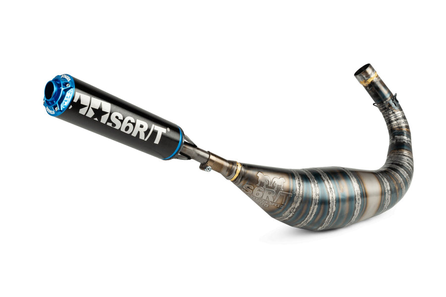 Beta RR SM 50 2T - Auspuff R/T 90-100 Schwarz/Blau