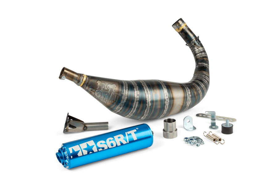 Beta RR Enduro 50 2T - Auspuff R/T 90-100 Blau