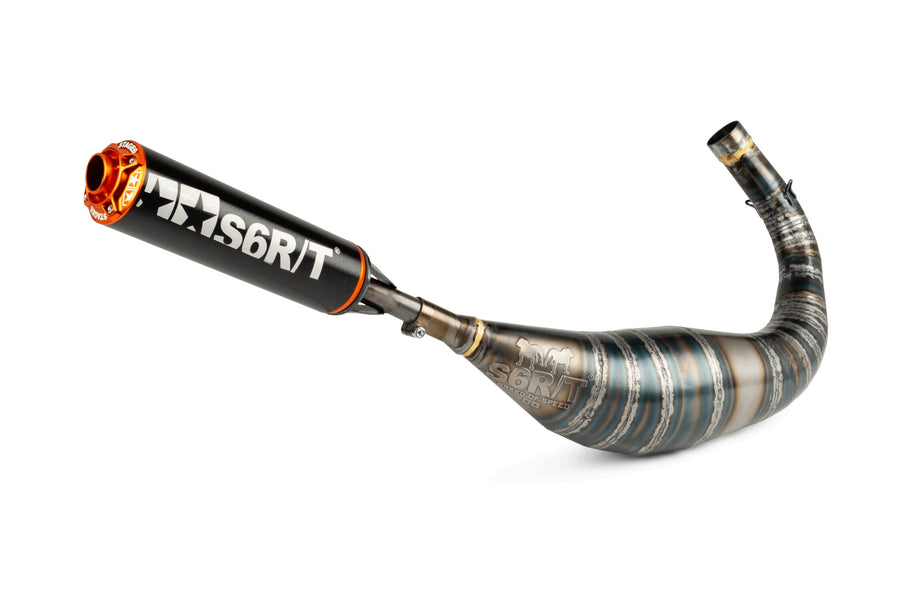 Beta RR-T SM 50 2T - Auspuff R/T 90-100 Schwarz/Orange