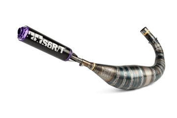 Beta RR Enduro 50 2T - Výfuk R/T 90-100 černá/fialová