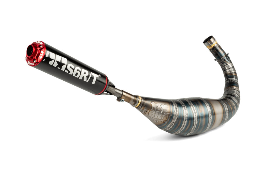 Beta RR-T SM 50 2T - Auspuff R/T 90-100 Schwarz/Rot