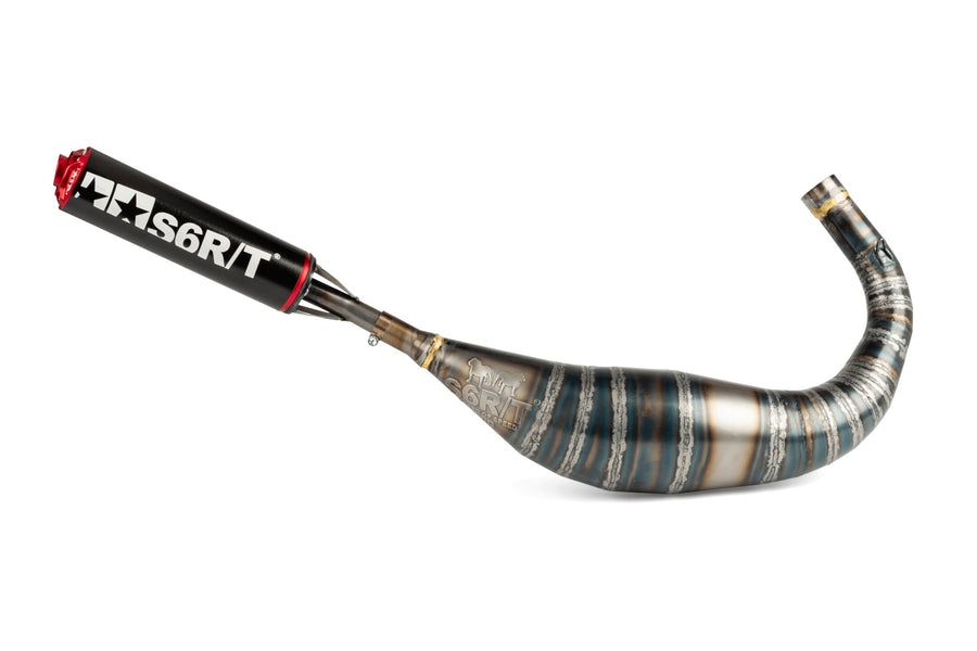 Beta RR SM 50 2T - Auspuff R/T 90-100 Schwarz/Rot
