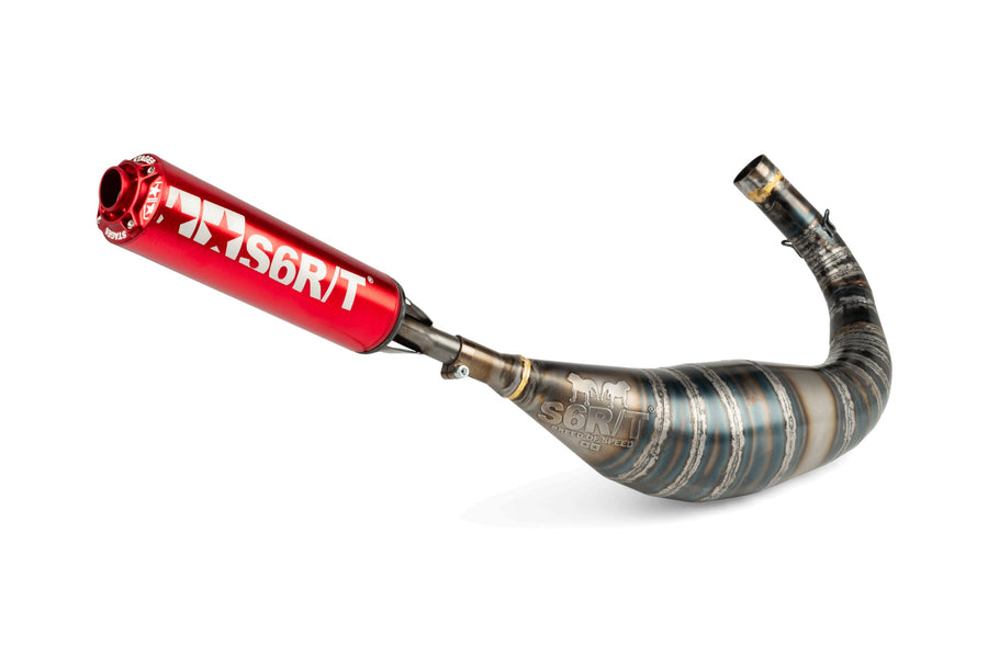 Beta RR-T SM 50 2T - Auspuff R/T 90-100 Rot