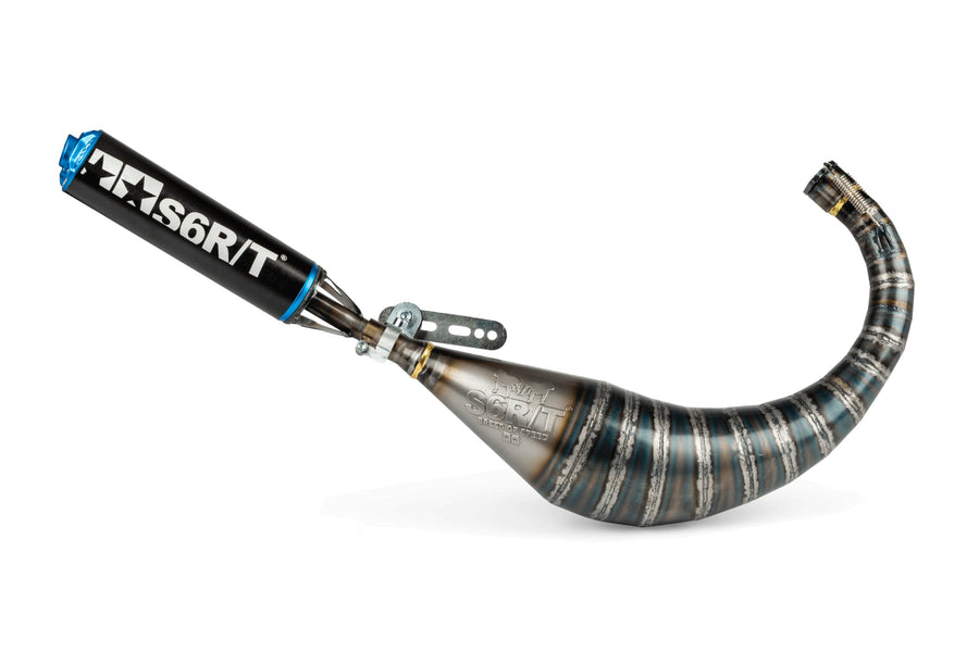 Derbi Senda DRD Racing SM 50 2T D50B0 [2012–] - Auspuff R/T 70-80 Schwarz/Blau