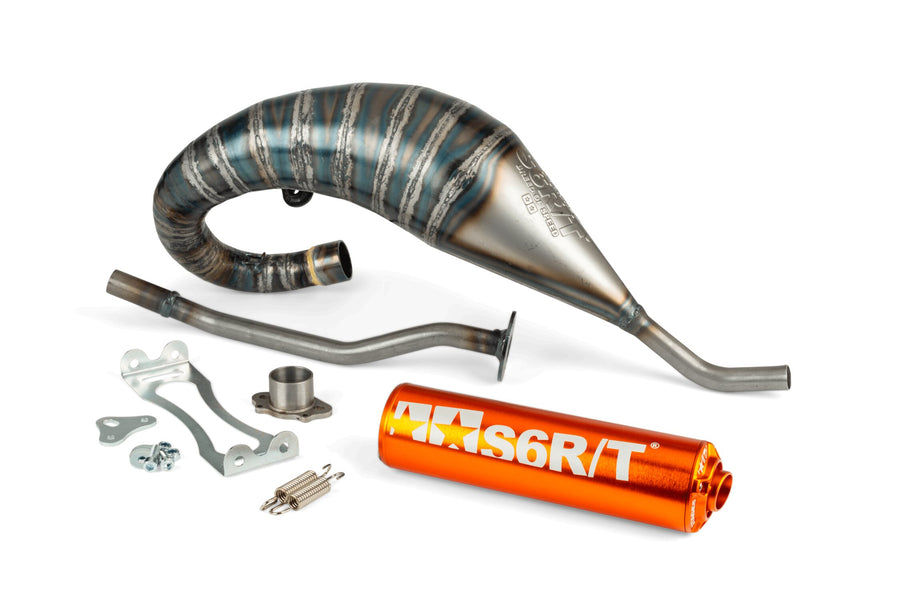 Derbi Senda DRD X-Treme SM '10 - '17 50 2T D50B0 - Auspuff R/T Hoch Orange
