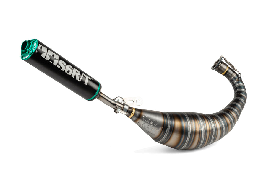 Derbi Senda DRD X-Treme SM '10 - '17 50 2T D50B0 - Auspuff R/T Schwarz Türkis