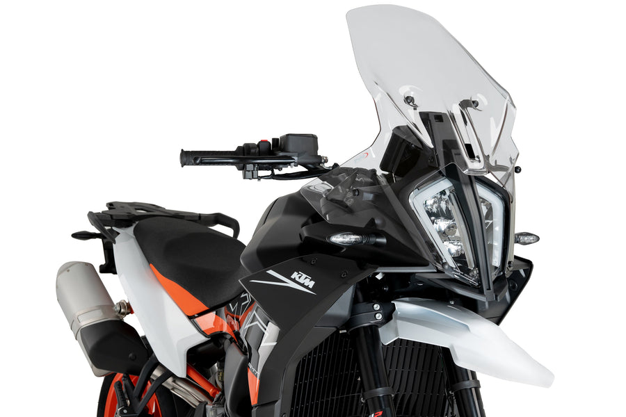 KTM 890 SMT [2025] – cestovní obrazovka – silně tónovaná