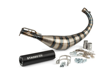 Fantic XM 50 2T - Auspuff Streetrace 80-90 Schwarz