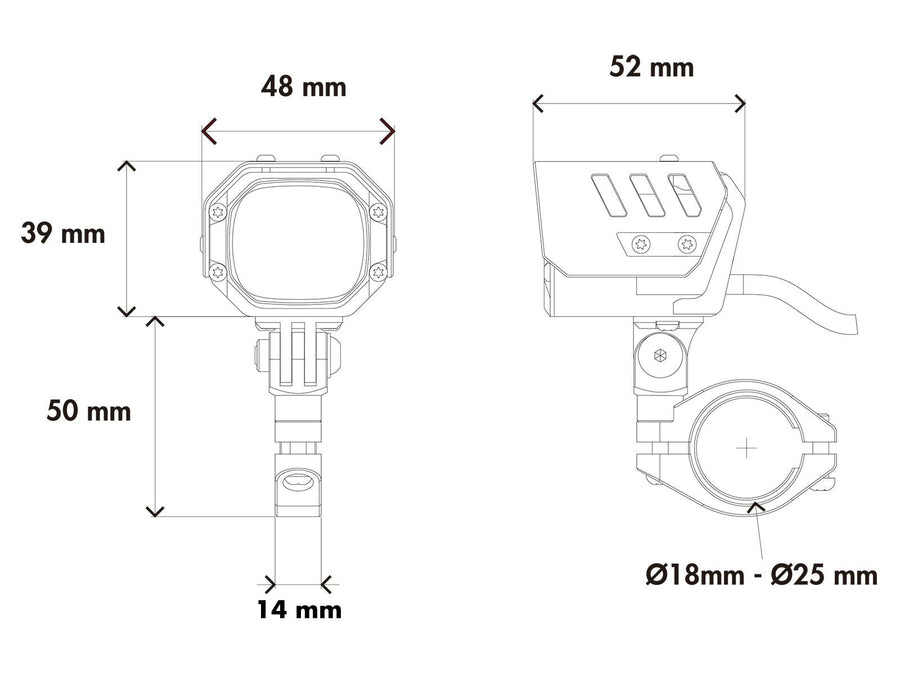 Kawasaki KLE 500 / SE [2026-] - Nova LED přídavné světlomety