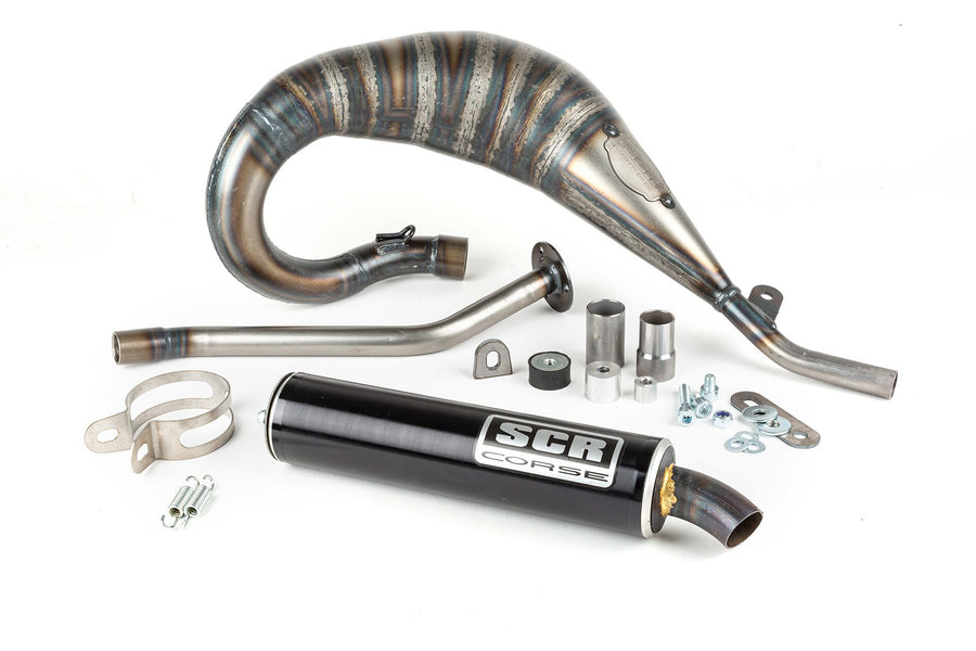 Beta RR Enduro 50 2T - Auspuff Handmade Cross 50-70 schwarz