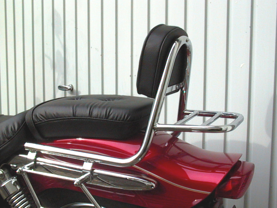 Suzuki GZ 125 Marauder [1998-2001] - SISSY BAR vyrobený z potrubí s polštáři a zavazadlový stojan
