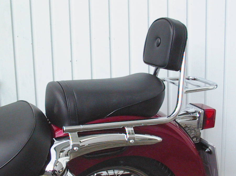Suzuki VL 125 LC INTRUDER [1999-2007] - SISSY BAR z TIPE s polštáři a zavazadlový stojan
