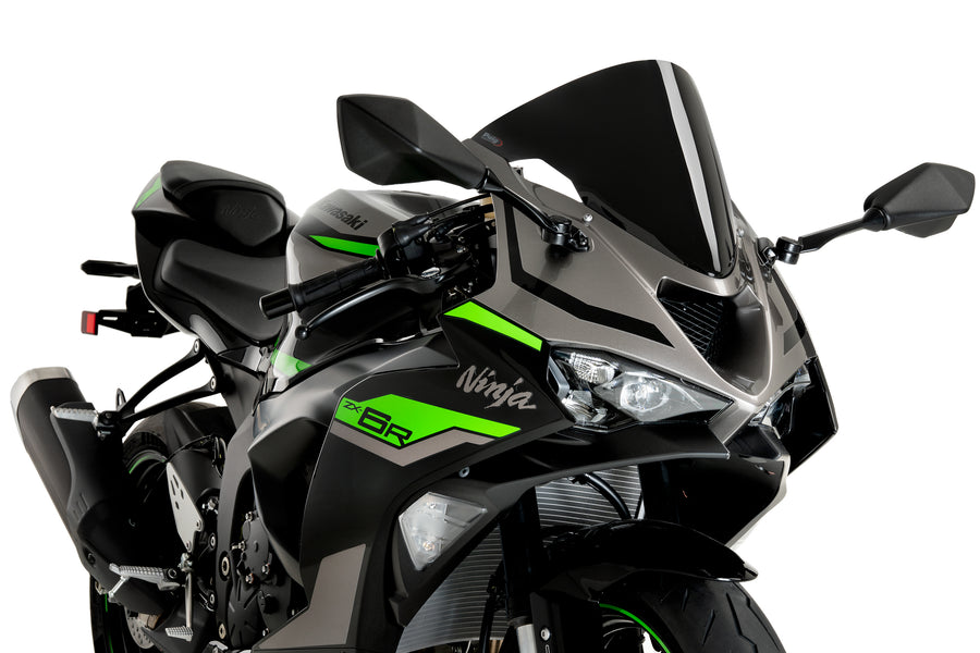 KAWASAKI ZX-6R NINJA [2025] – obrazovka R-Racer – matná černá