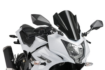 KAWASAKI NINJA 250SL 2015-2017 - PUIG Z-Racing Screen | Černá | PUIG 7630N