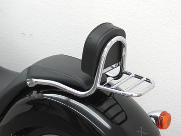 Honda VT 1300 CX (Fury) [2010-2012] - SISSY BAR vyrobený z potrubí s polštáři a zavazadlový stojan
