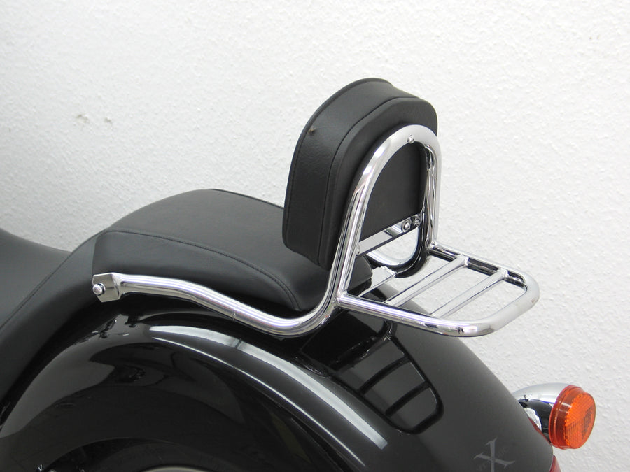 Honda VT 1300 CX (Fury) [2010-2012] - SISSY BAR vyrobený z potrubí s polštáři a zavazadlový stojan