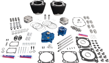 Harley-Davidson Fxlrs 1923 ABS [2026] - 132" Power Package Motorleistungs-Kit – Oberfläche: Schwarz, Nicht hervorgehobene Kühlrippen – Bild 1