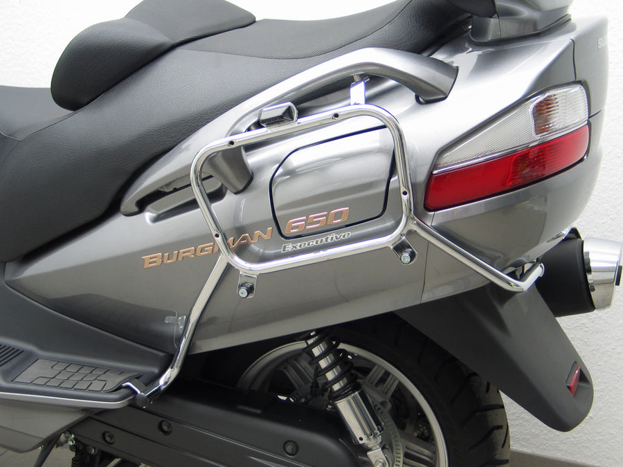 Suzuki na 650 Burgman (také výkonný a ABS) [2004-2012] - boční nosič pro případy křižníků GIVI/Kappa (Monokey)