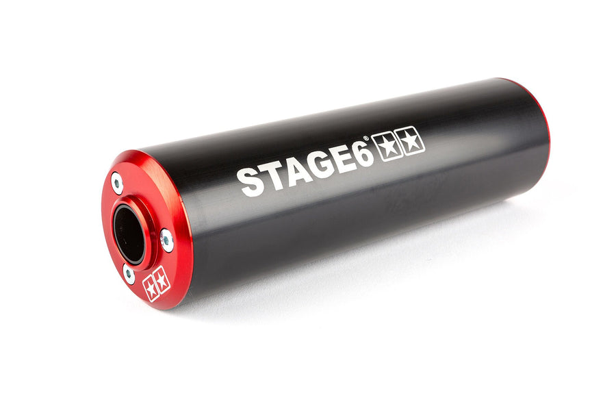 Beta RR Track 50 2T - Auspuff Streetrace 80-90 Rot