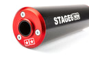 Rieju MRX Enduro Pro 50 2T AM6 - Auspuff Streetrace 80-90 Rot