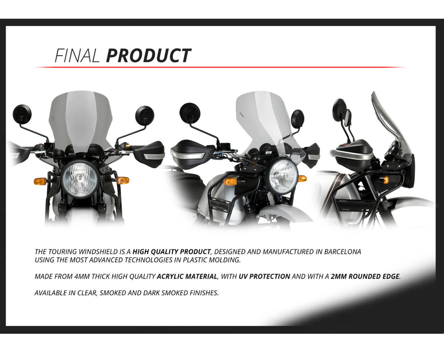ROYAL ENFIELD HIMALAYAN 410 [2023] – Touring Screen – Transparentní