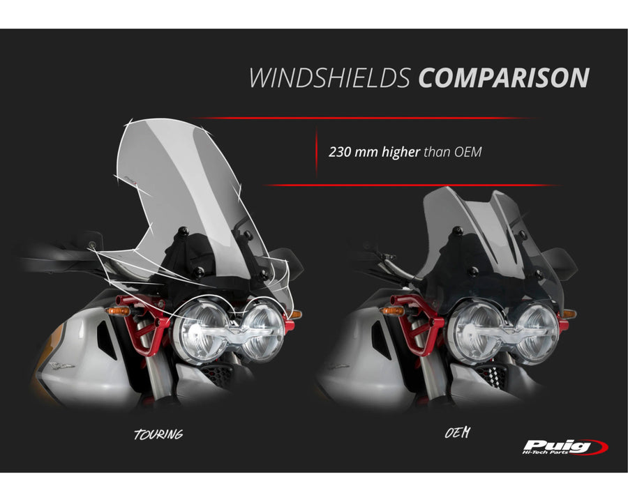 MOTO GUZZI V 85 TT TRAVEL [2020] – Touring Screen – Transparentní