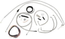 Harley Davidson Flhtcui [LA CHOPPERS] - Kompletní sada lanka/brzdového vedení z nerezové oceli