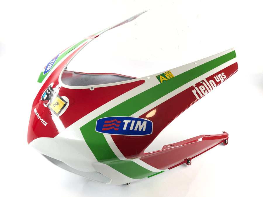 Ducati 1098 S [2007] - Pulpit světlomety přilepené na závodní dráhu