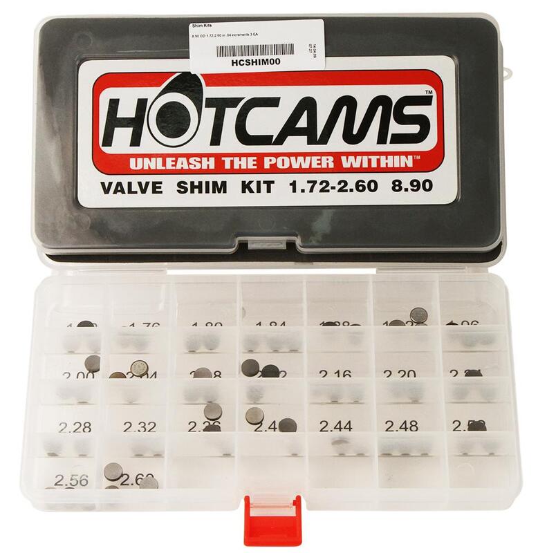 Ktm Sx-F 250 [HOT CAMS] - kotouče ventilů Ø8,90x1,72 až 2,6mm - sada 3 ks.