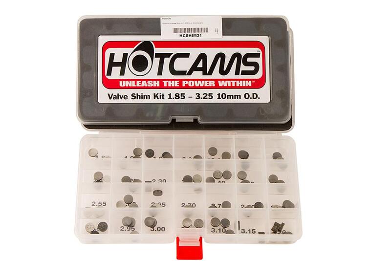 Husaberg Fe 501 [HOT CAMS] - kotouče ventilů Ø10,0x1,85 až 3,25mm - sada 5 kusů.