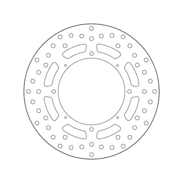 Honda Xr 600 [BREMBO] - Kulatý pevný brzdový kotouč řady Oro