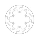 Benelli Bn 600 [BREMBO] - Kulatý pevný brzdový kotouč řady Oro-2