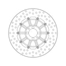 Bmw K 1100 [BREMBO] - Kulatý pevný brzdový kotouč řady Oro-2