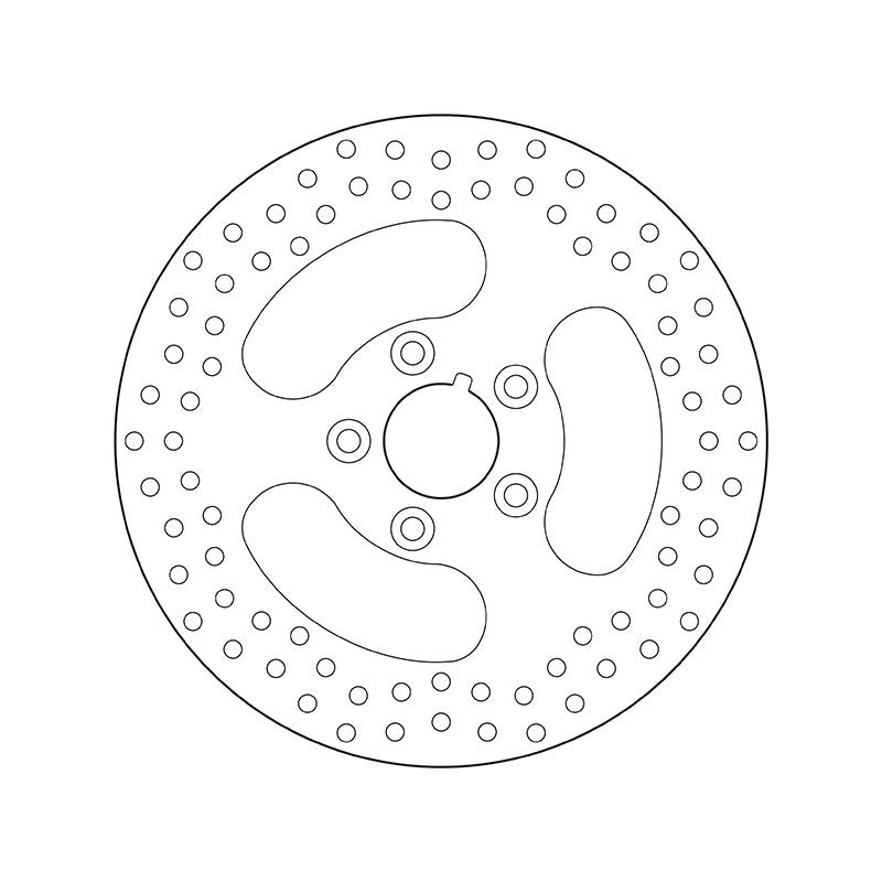 Harley Davidson Flstc [BREMBO] - Kulatý pevný brzdový kotouč řady Oro