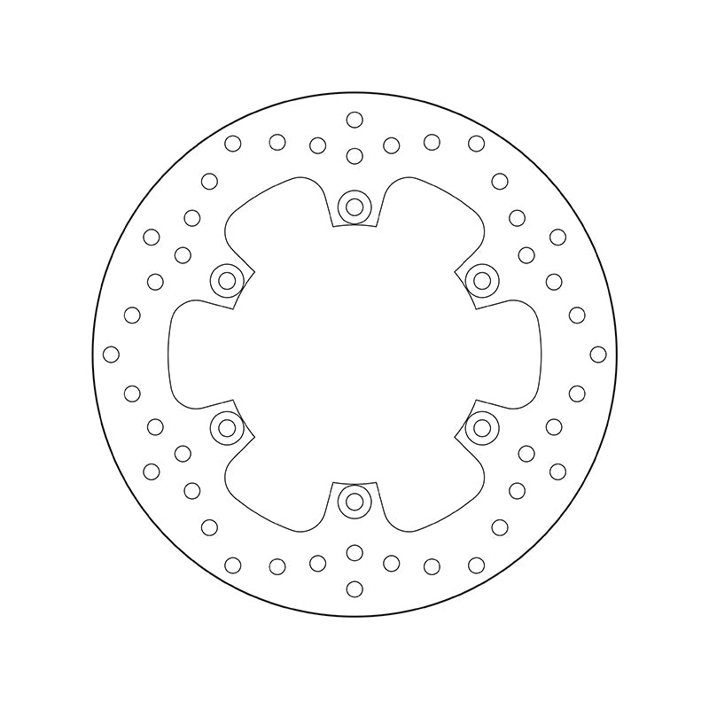 Yamaha Bt 1100 Bulldog [BREMBO] - Řada Oro kulatý tuhý brzdový kotouč