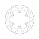Yamaha Fzs 1000 [BREMBO] - Kulatý pevný brzdový kotouč řady Oro