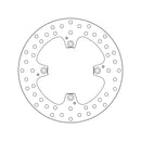 Ducati Hypermotard 939 [BREMBO] - Kulatý pevný brzdový kotouč řady Oro-2