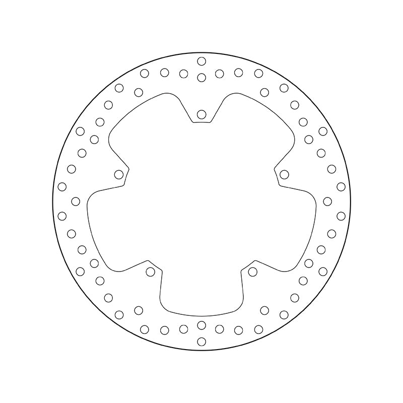 Yamaha Yzf 125 [BREMBO] - Kulatý pevný brzdový kotouč řady Oro