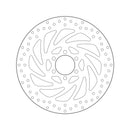 Ktm Duke 125 [BREMBO] - Kulatý pevný brzdový kotouč řady Oro