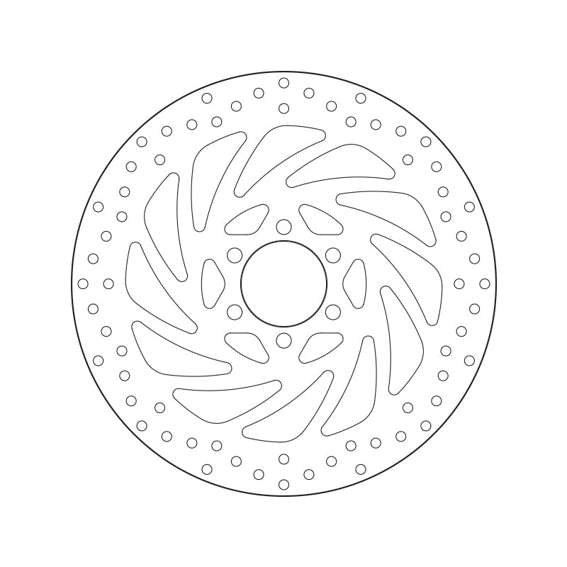 Ktm Duke 200 [BREMBO] - Kulatý pevný brzdový kotouč řady Oro