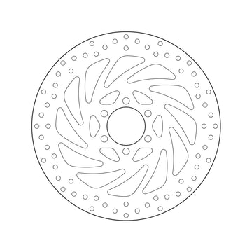 Ktm Duke 200 [BREMBO] - Kulatý pevný brzdový kotouč řady Oro