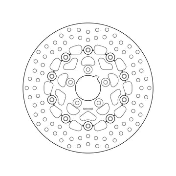Harley Davidson Flstc [BREMBO] - Kulatý plovoucí brzdový kotouč řady Oro - 0