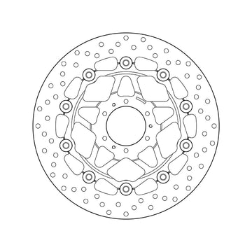 Honda Ctx 1300 [BREMBO] - Kulatý plovoucí brzdový kotouč řady Oro - 0