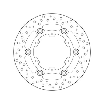 Ktm 1050 Adventure [BREMBO] - Kulatý plovoucí brzdový kotouč řady Oro