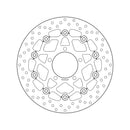 Kawasaki Kle 650 [BREMBO] - Kulatý plovoucí brzdový kotouč řady Oro