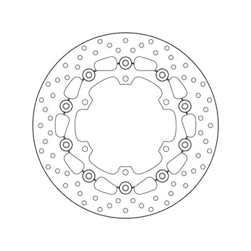 Yamaha Xt 660 [BREMBO] - Kulatý plovoucí brzdový kotouč řady Oro