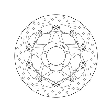 Ducati 749 [BREMBO] - Kulatý plovoucí brzdový kotouč řady Oro - 0